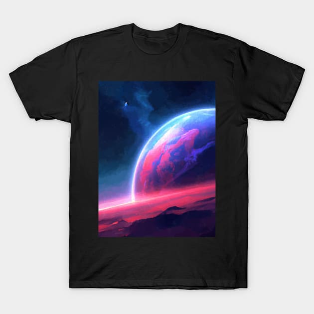 New planet T-Shirt by Emai-art
